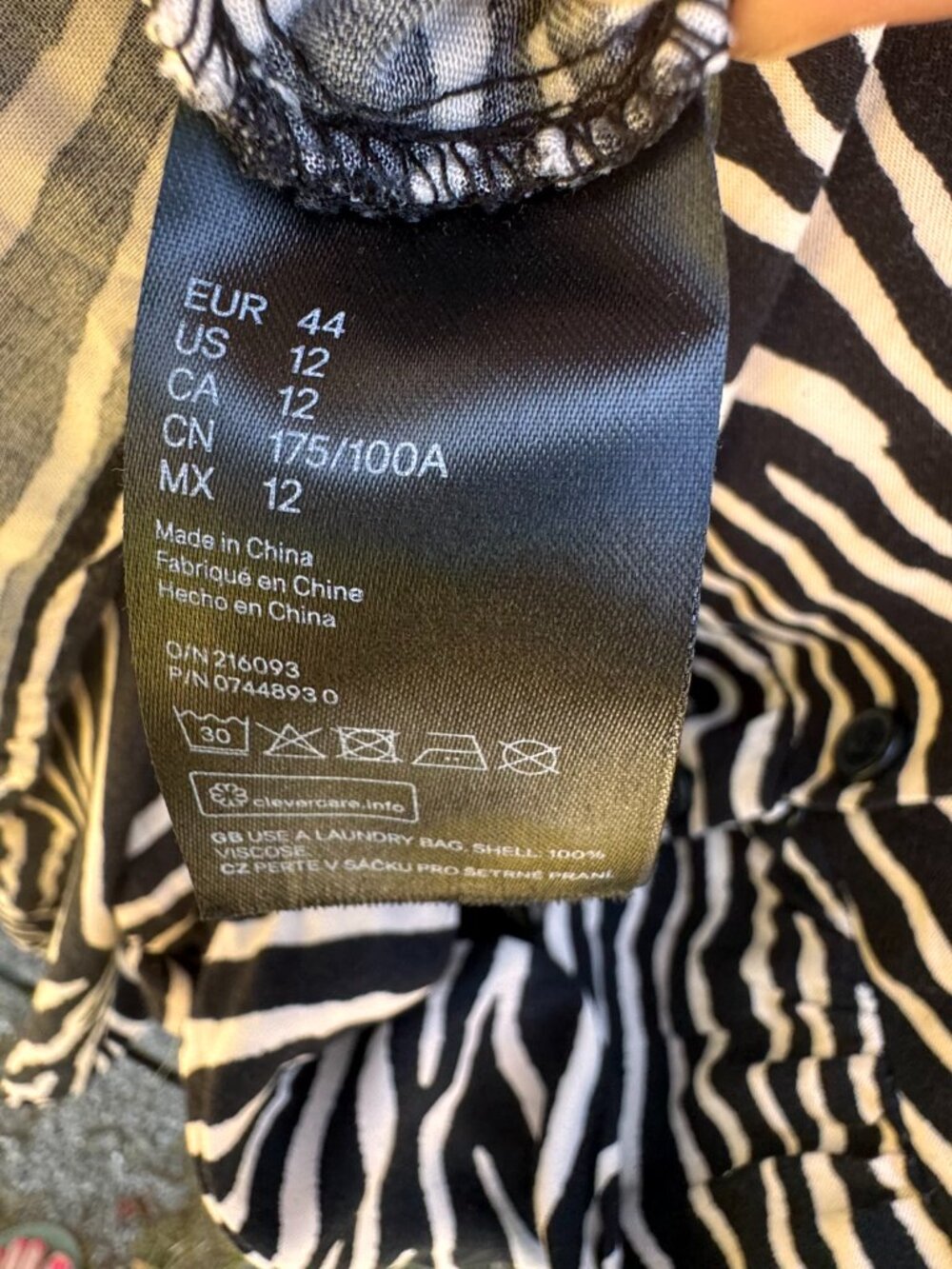 Animal Print Midi Sun dress | Size 12 - Picture 6 of 8